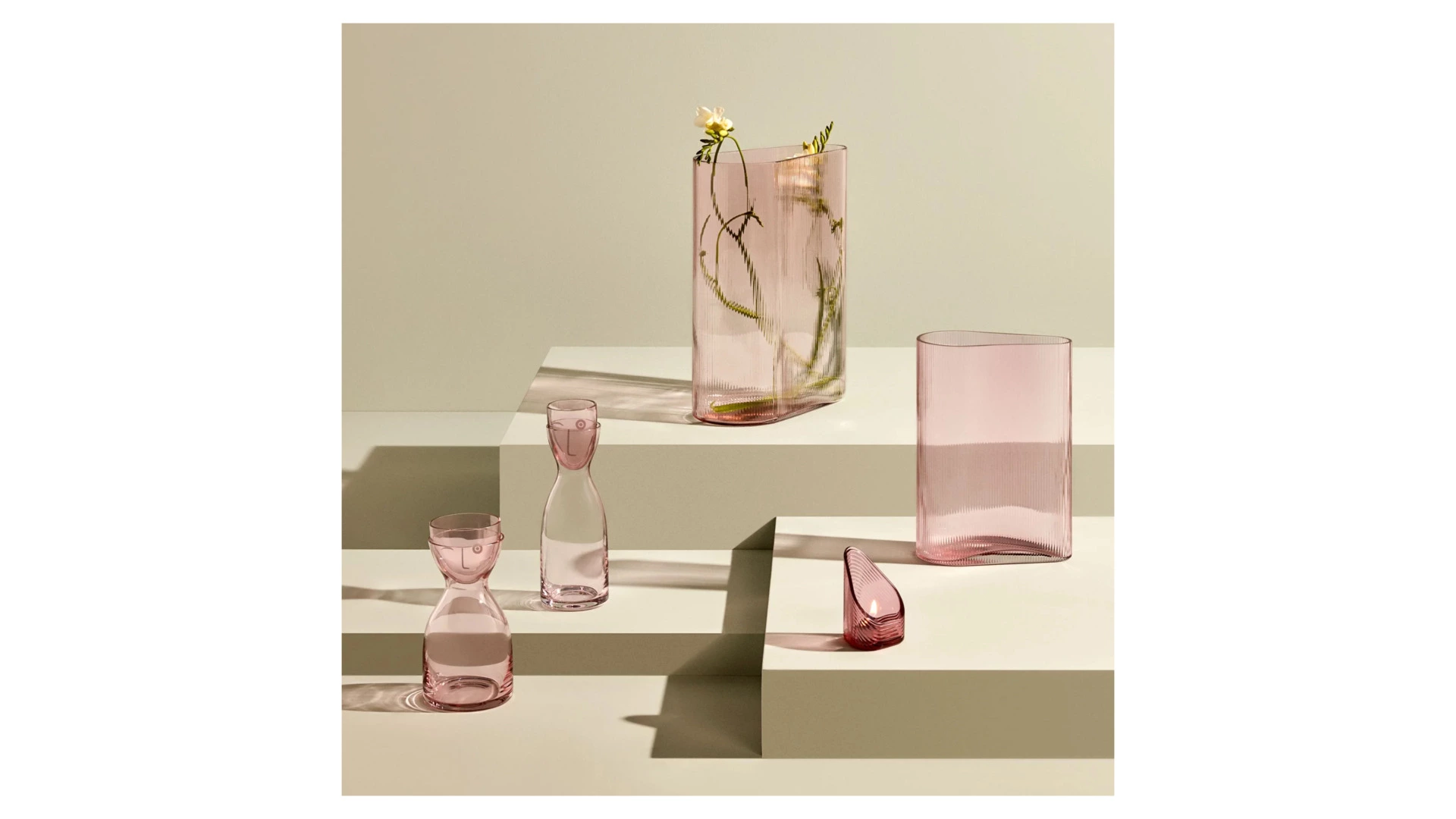 Набор из кувшина и стакана Nude Glass Мистер и Миссис 2 предмета 850 мл, 250 мл, стекло хрустальное