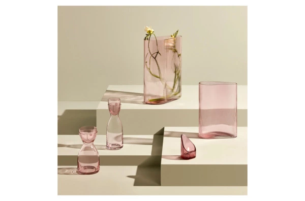 Набор из кувшина и стакана Nude Glass Мистер и Миссис 2 предмета 850 мл, 250 мл, стекло хрустальное