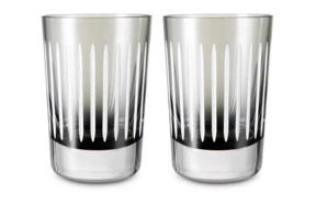 Набор стаканов для воды Nude Glass Попугай 240 мл, 2 шт, стекло хрустальное, дымчатый
