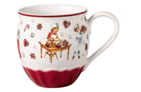 Кружка для чая и кофе Villeroy&Boch Annual Christmas Edition Санта и Ангел 530 мл, фарфор, п/к