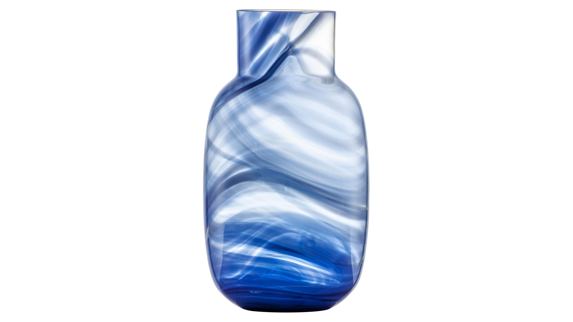 Ваза Zwiesel Glas Вотерс 22 см, синяя, стекло
