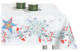 Скатерть прямоугольная Mix&Match Home Счастливая звезда 168х350 см, хлопок, белая с принтом