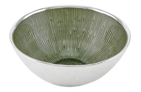 Чаша декоративная Argenesi Svasata 15,5х6,5 см, стекло, зеленая
