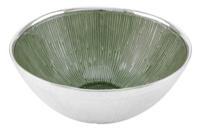 Чаша декоративная Argenesi Svasata 18х7,5 см, стекло, зеленая