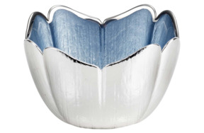 Чаша декоративная Argenesi Tulipano 14х8,5 см, стекло, небесно-голубая
