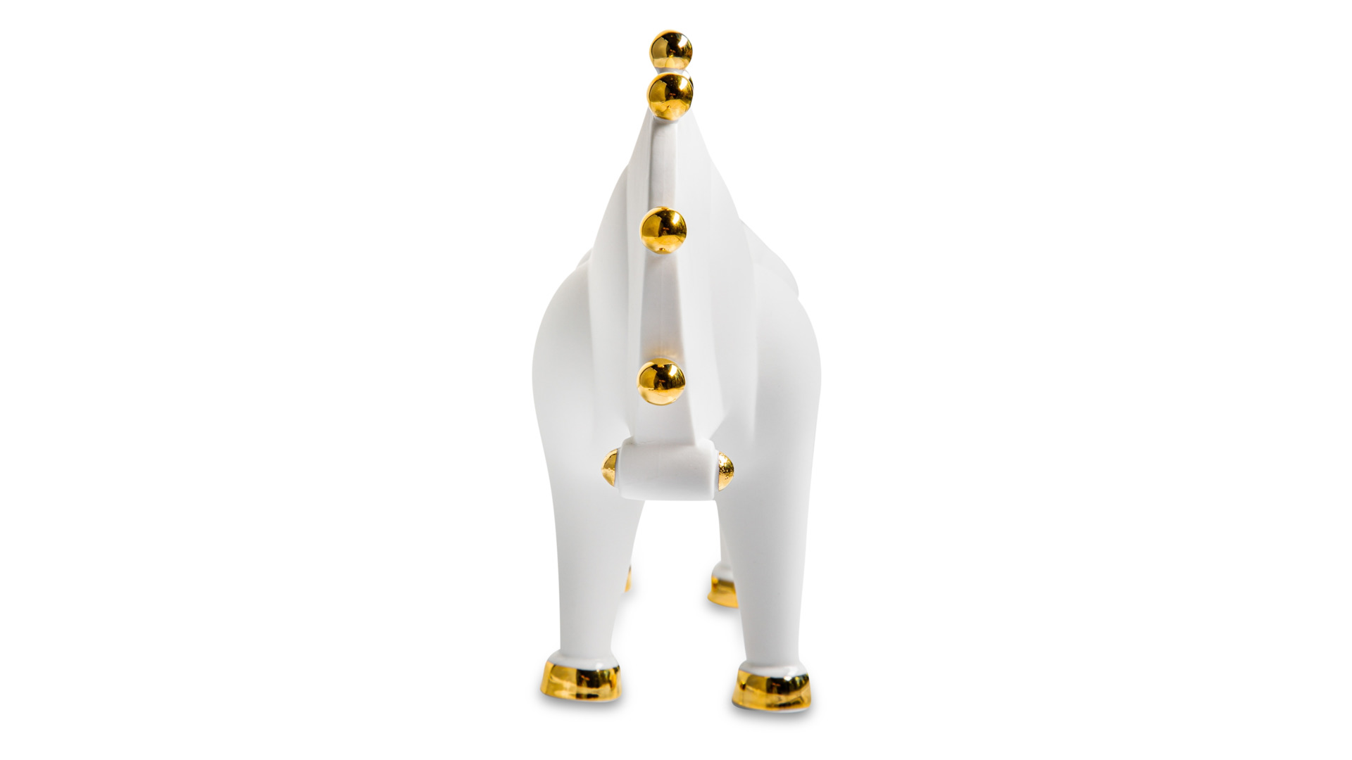 Скульптура Rupor Maxim Верблюд 12х7х22 см, фарфор костяной, белая, матовая
