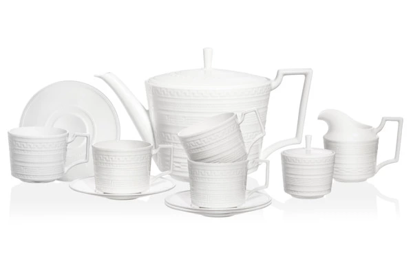 Сервиз чайный Wedgwood Инталия на 4 персоны 11 предметов, фарфор костяной