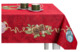 Скатерть прямоугольная Mix&Match Home Красный Бархат 165х360 см, гобелен, красная