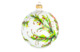 Игрушка елочная шар Bartosh Новый год, Снегири у кормушки 10 см, стекло, п/к