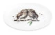 Тарелка закусочная Royal Worcester Забавная фауна Совы 21 см, фарфор костяной