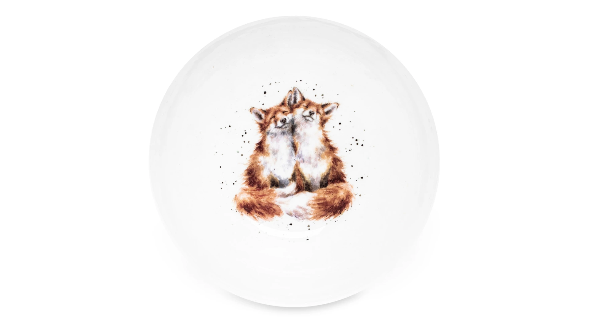 Салатник порционный Royal Worcester Забавная фауна Лисята 15 см, фарфор костяной