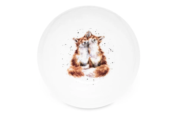 Салатник порционный Royal Worcester Забавная фауна Лисята 15 см, фарфор костяной