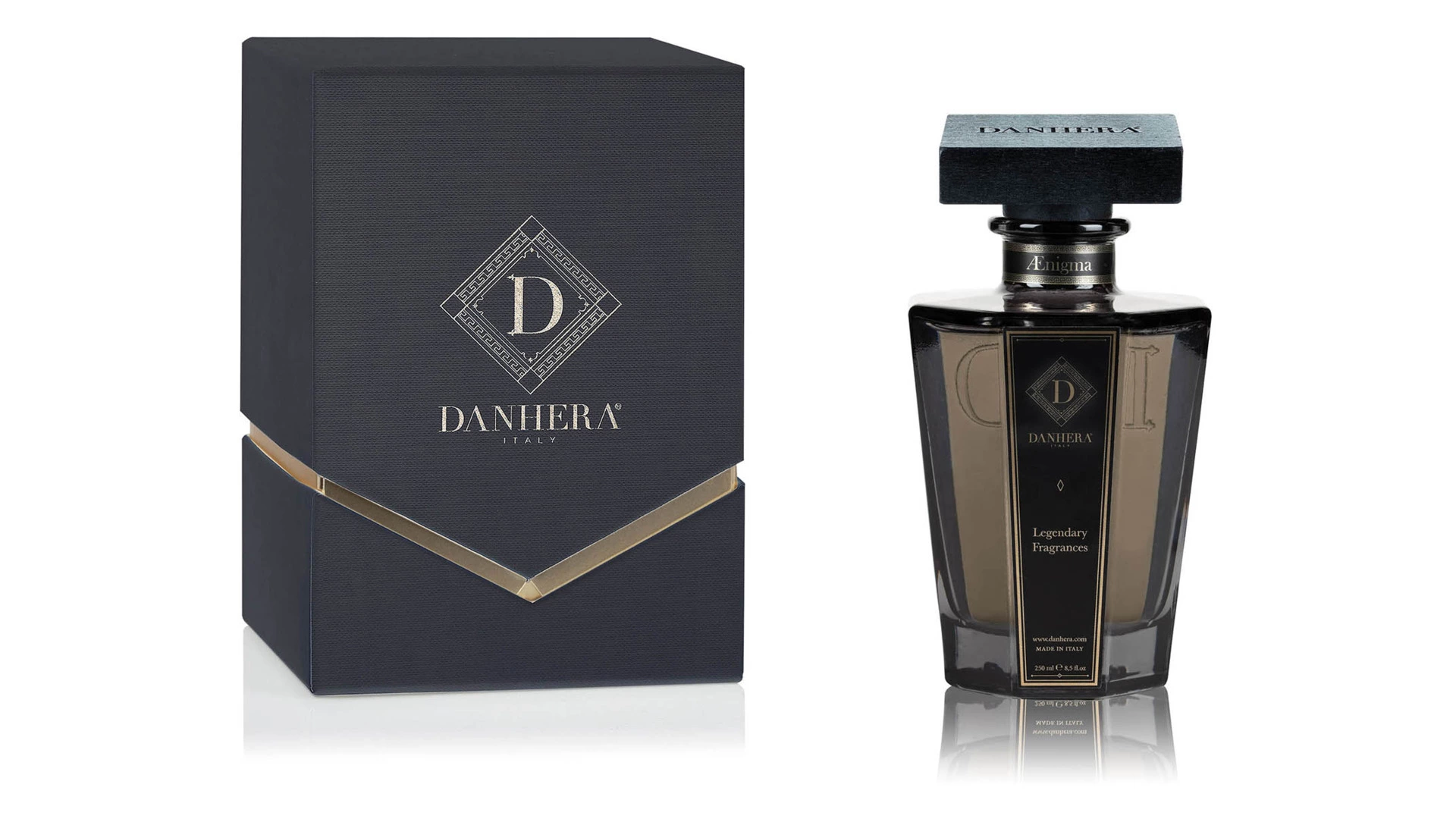 Диффузор ароматический Danhera Italy Aenigma 250 мл, черный, п/к