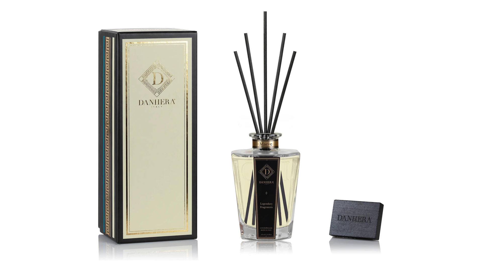 Диффузор ароматический Danhera Italy Impero Collection Maeve TM Danhera 125 мл, черный, п/к