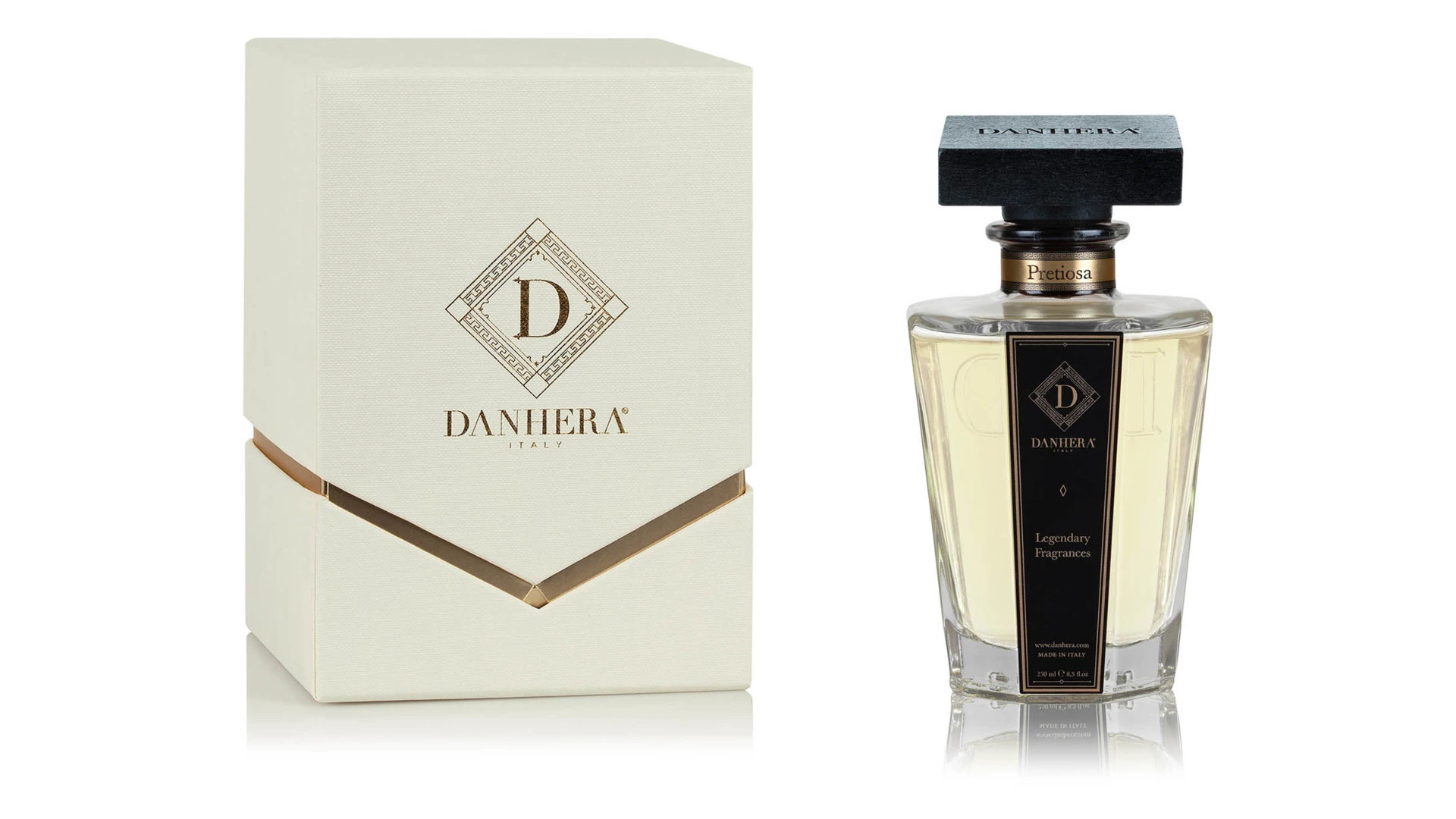 Диффузор ароматический Danhera Italy Pretiosa 250 мл, белый, п/к