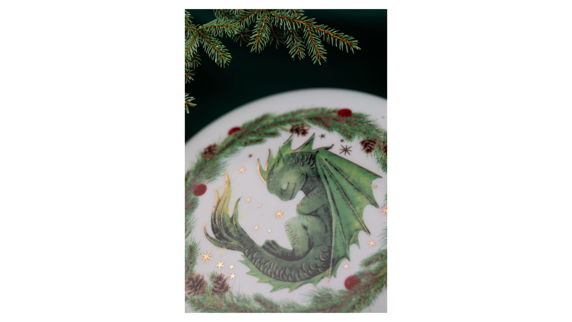 Шкатулка My Ceramic Story Дракон успеха 12х7,5 см, фарфор твердый
