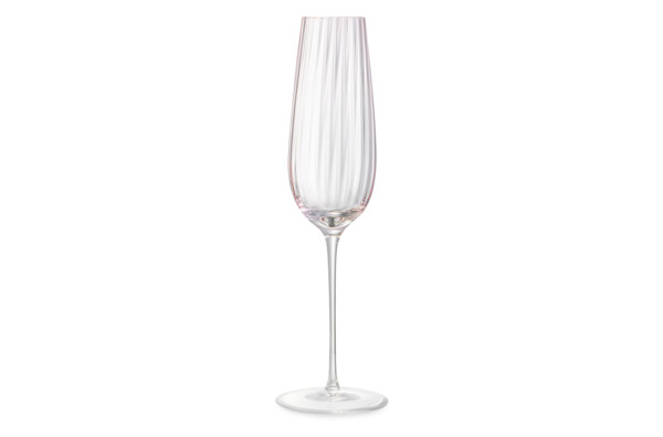 Набор бокалов для шампанского Nude Glass Round UP Dusty Rose 200 мл, 2 шт, хрусталь, розовый