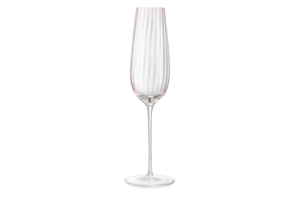 Набор бокалов для шампанского Nude Glass Round UP Dusty Rose 200 мл, 2 шт, стекло хрустальное