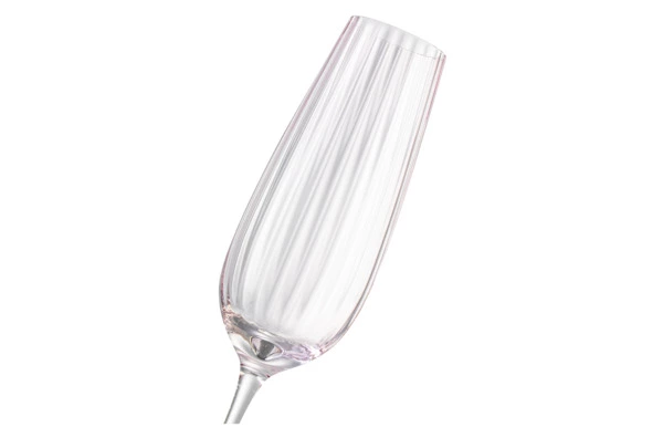 Набор бокалов для шампанского Nude Glass Round UP Dusty Rose 200 мл, 2 шт, стекло хрустальное