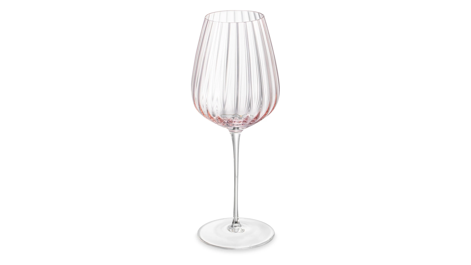 Бокал для белого вина Nude Glass Round UP Dusty Rose 350 мл, стекло хрустальное, розовый