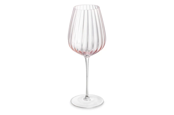 Бокал для белого вина Nude Glass Round UP Dusty Rose 350 мл, стекло хрустальное, розовый
