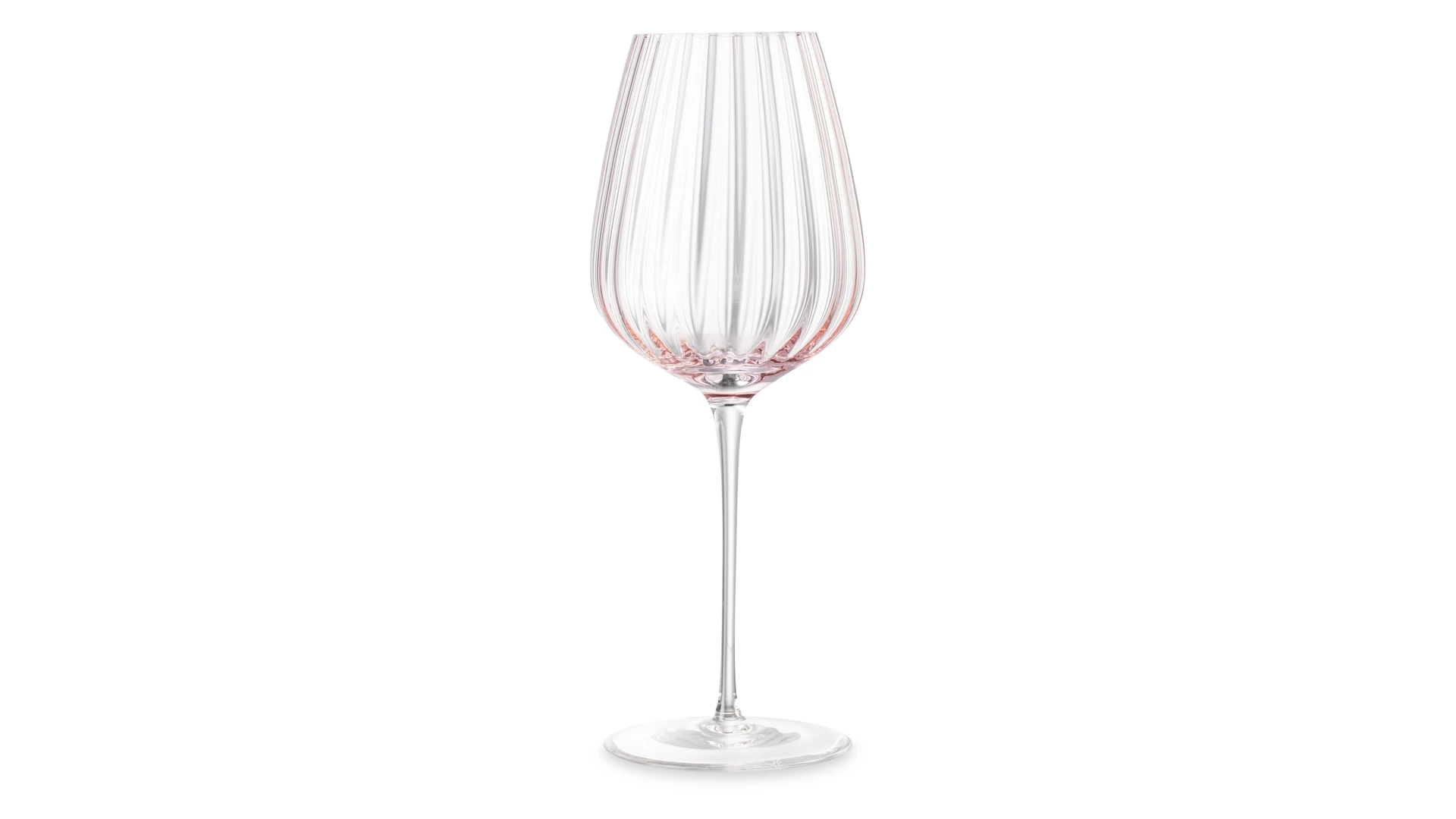 Бокал для белого вина Nude Glass Round UP Dusty Rose 350 мл, стекло хрустальное, розовый