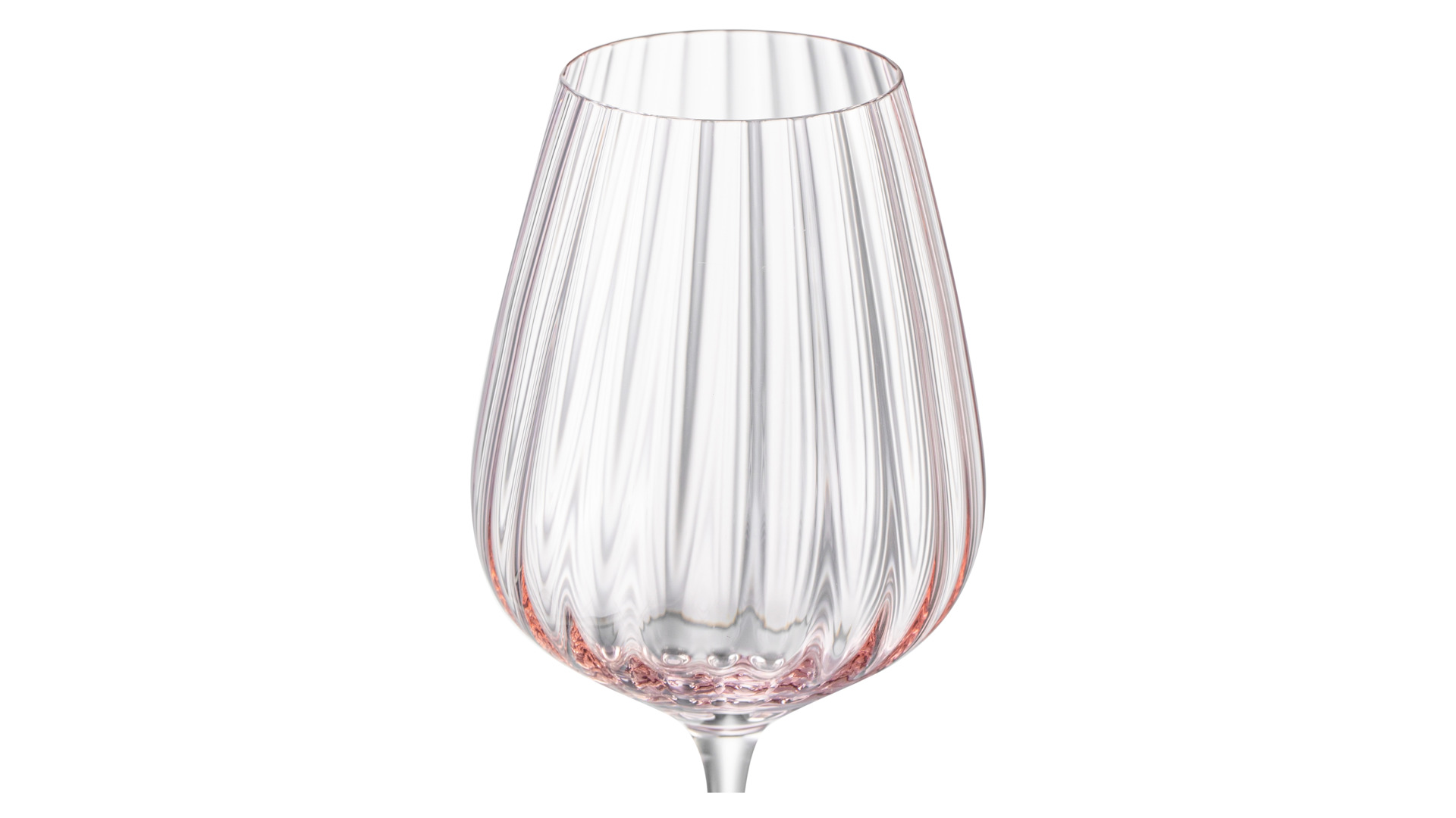 Бокал для белого вина Nude Glass Round UP Dusty Rose 350 мл, стекло хрустальное, розовый