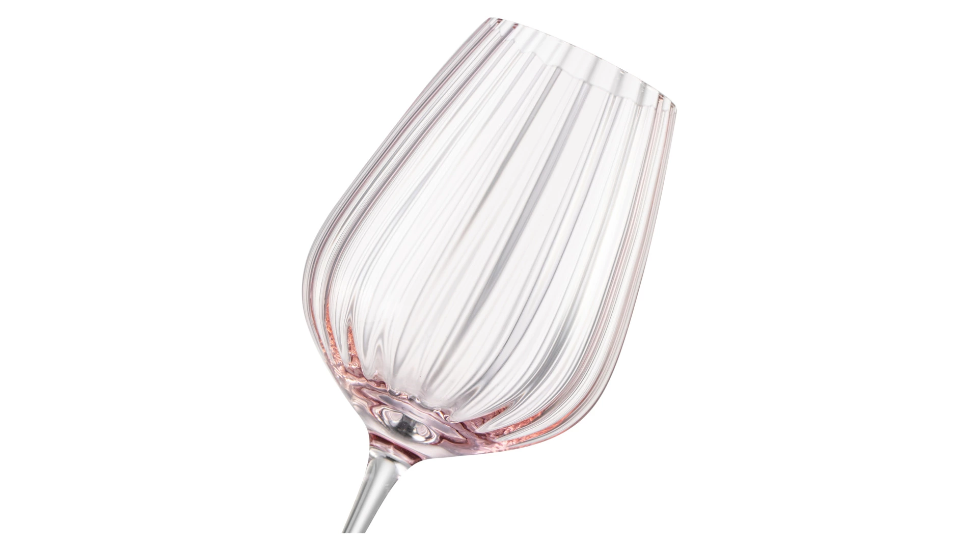 Бокал для белого вина Nude Glass Round UP Dusty Rose 350 мл, стекло хрустальное, розовый