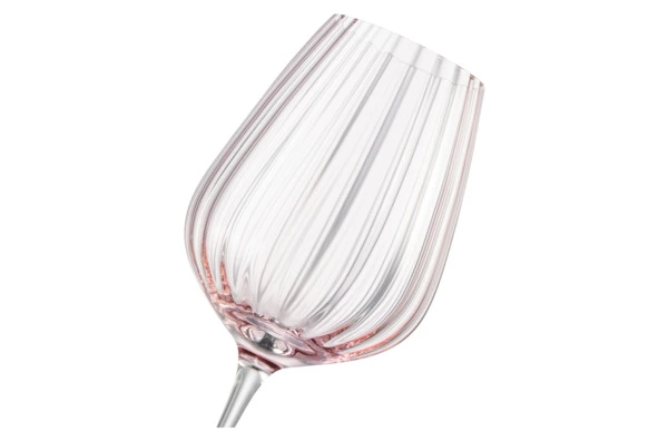 Бокал для белого вина Nude Glass Round UP Dusty Rose 350 мл, стекло хрустальное, розовый