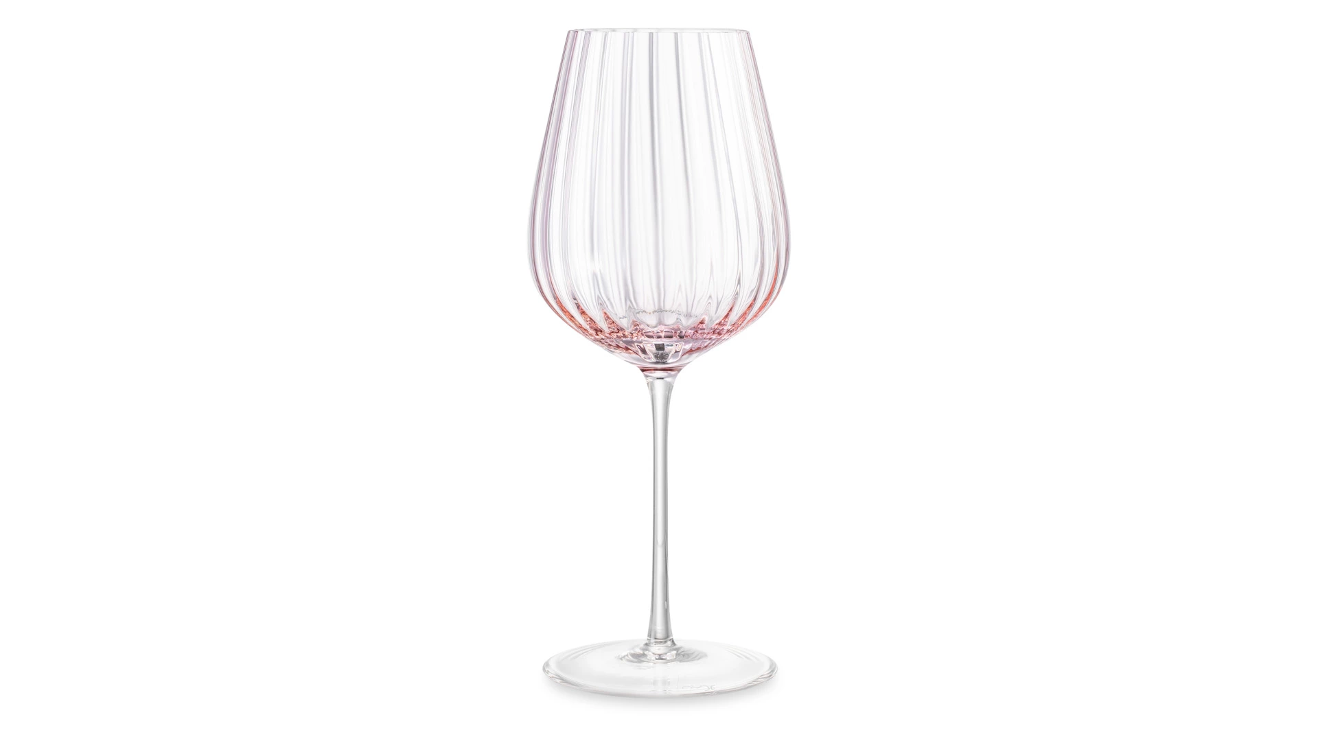 Бокал для красного вина Nude Glass Round UP Dusty Rose 500 мл, стекло хрустальное, розовый