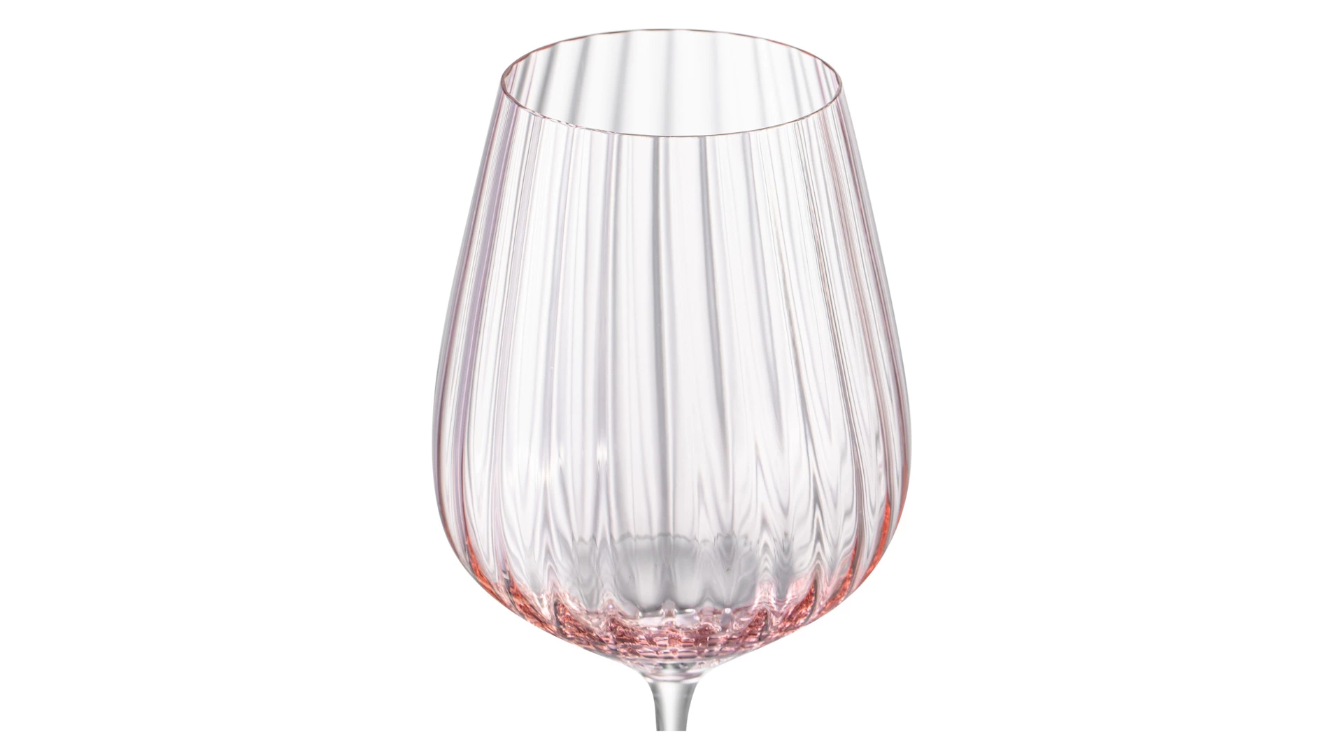 Бокал для красного вина Nude Glass Round UP Dusty Rose 500 мл, стекло хрустальное, розовый