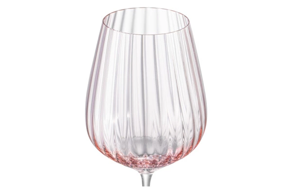 Бокал для красного вина Nude Glass Round UP Dusty Rose 500 мл, стекло хрустальное, розовый