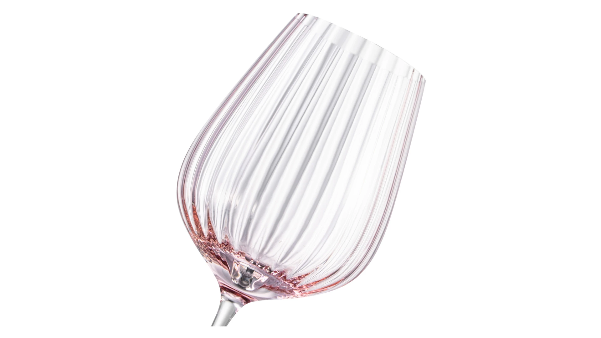 Бокал для красного вина Nude Glass Round UP Dusty Rose 500 мл, стекло хрустальное, розовый