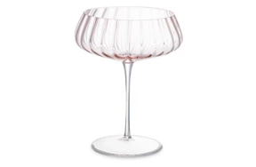Креманка для шампанского Nude Glass Round UP Dusty Rose 400 мл, стекло хрустальное, розовый