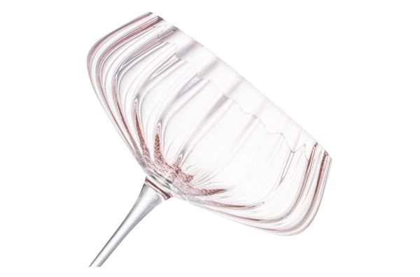 Креманка для шампанского Nude Glass Round UP Dusty Rose 400 мл, стекло хрустальное, розовый