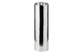 Подсвечник для интерьерной свечи Edzard Бостон Д12хН40 см, для свечи 10 см, никелированная сталь