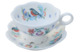 Чашка чайная с блюдцем Семикаракорская керамика Чудесный праздник 280 мл, фаянс
