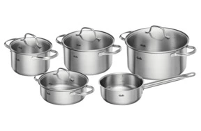 Набор из кастрюль и ковша Fissler San Francisco, 5 предметов, сталь нержавеющая