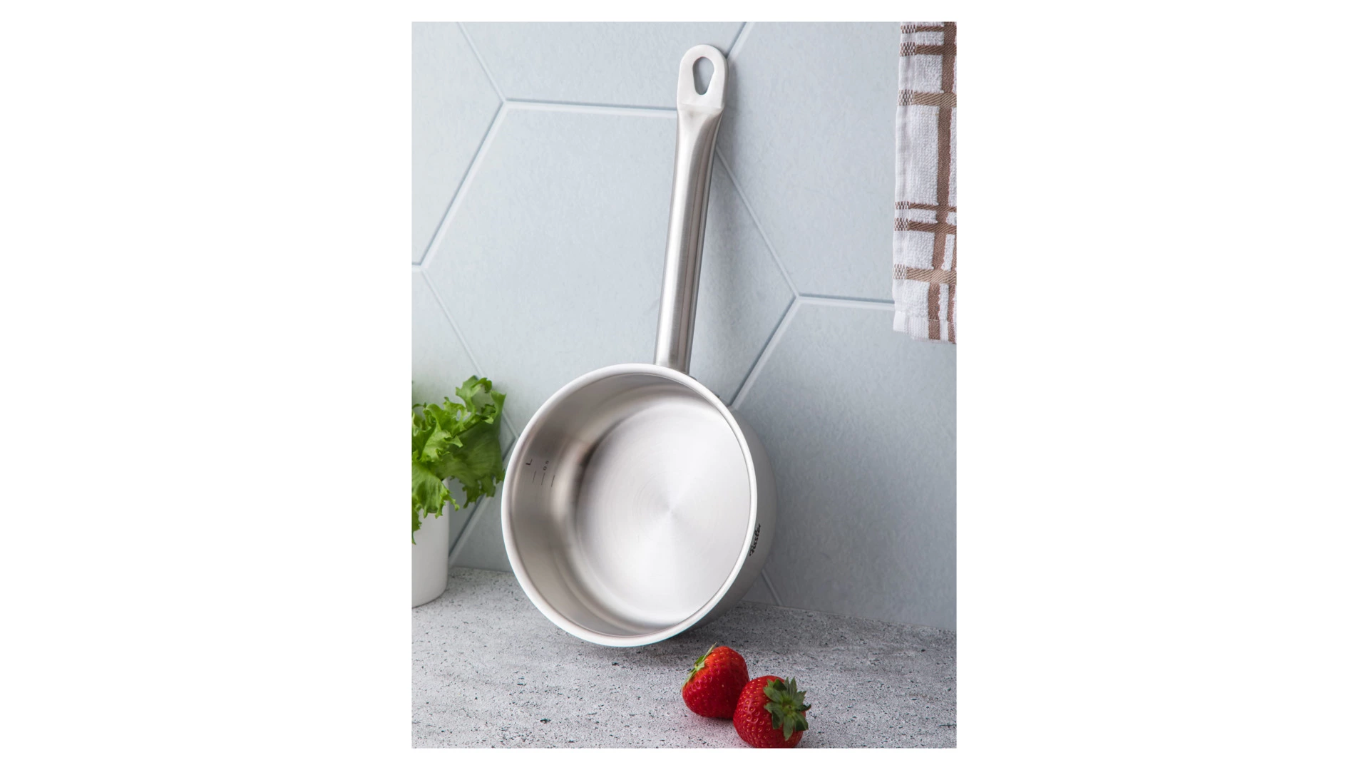 Ковш без крышки Fissler San Francisco 1,3 л, 16 см, сталь нержавеющая