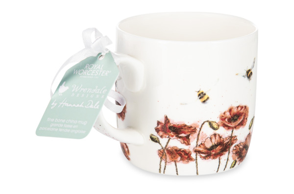 Кружка Royal Worcester Забавная фауна Пчелы 310 мл, фарфор костяной