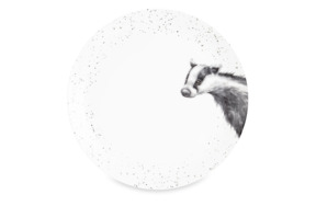 Тарелка обеденная Royal Worcester Забавная фауна Барсук 26,5 см
