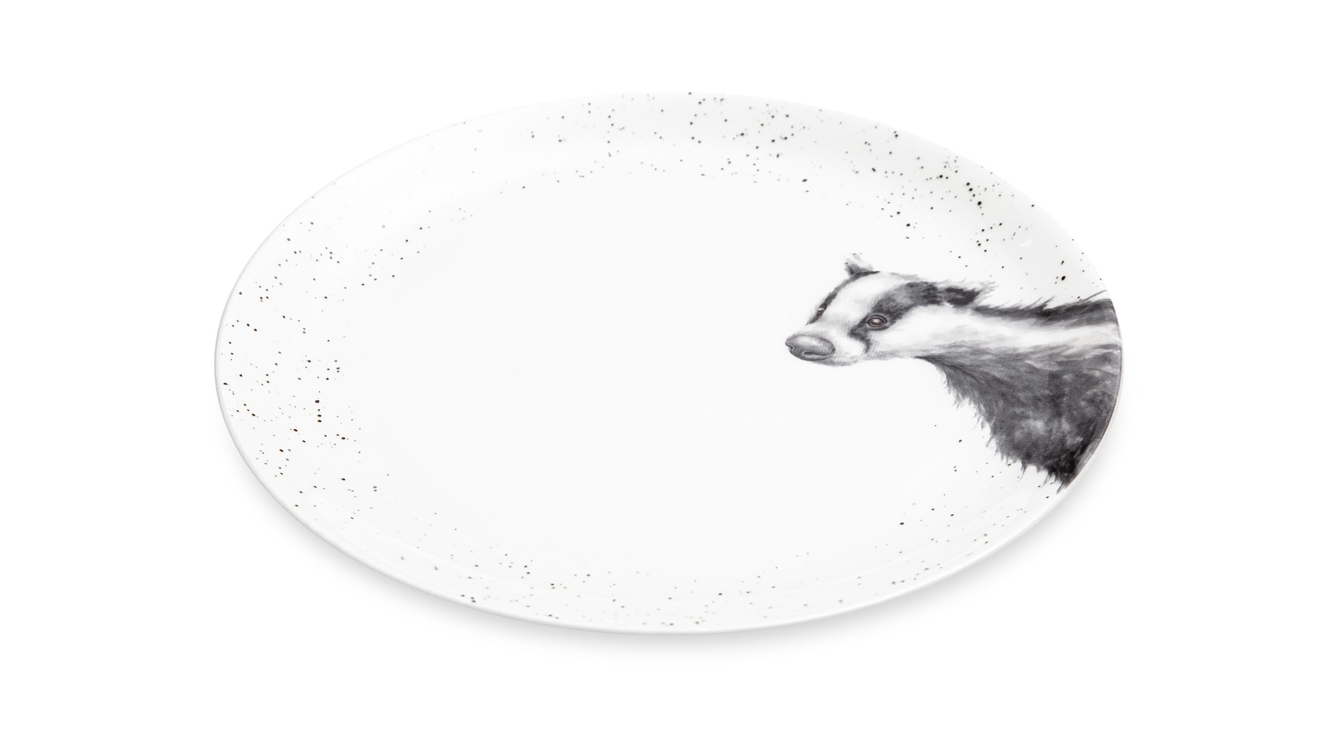 Тарелка обеденная Royal Worcester Забавная фауна Барсук 26,5 см