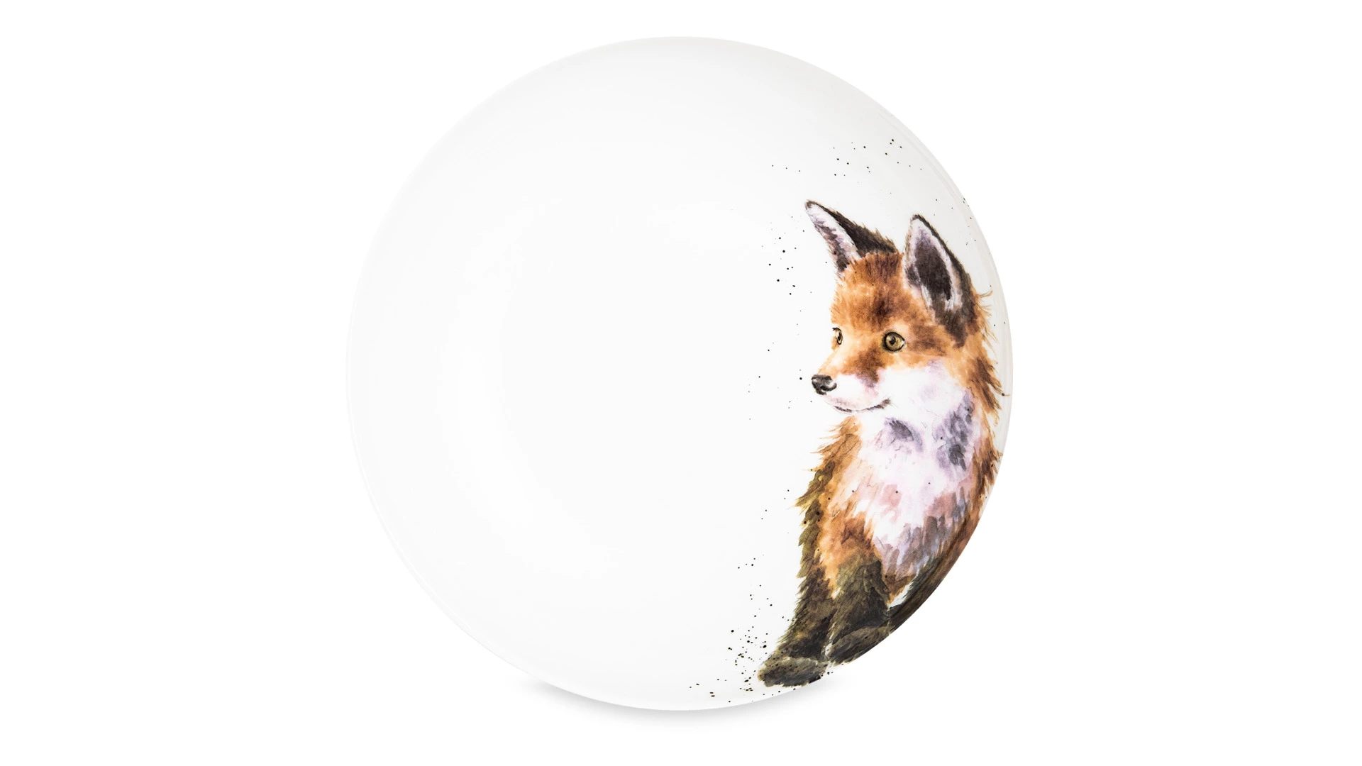 Тарелка для пасты Royal Worcester Забавная фауна Лиса 22 см, фарфор костяной