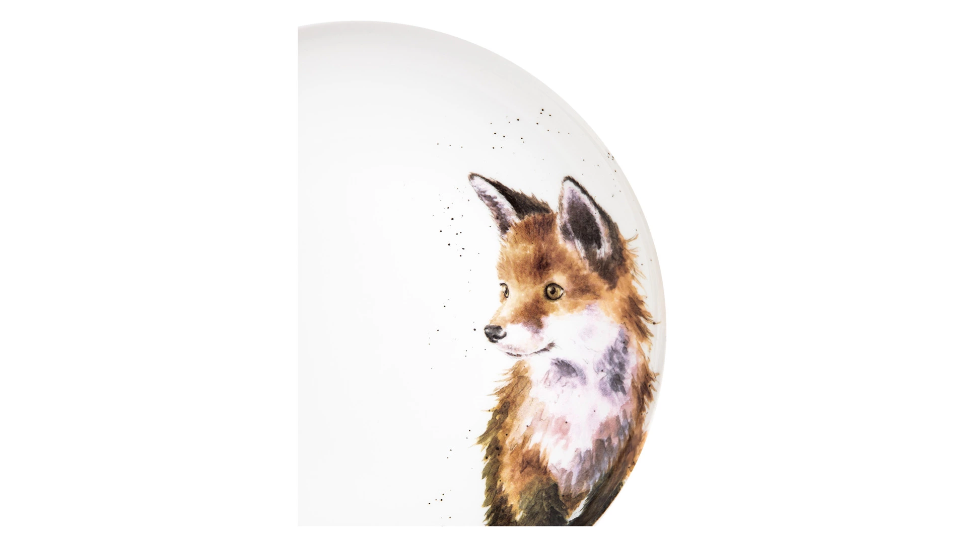 Тарелка для пасты Royal Worcester Забавная фауна Лиса 22 см, фарфор костяной