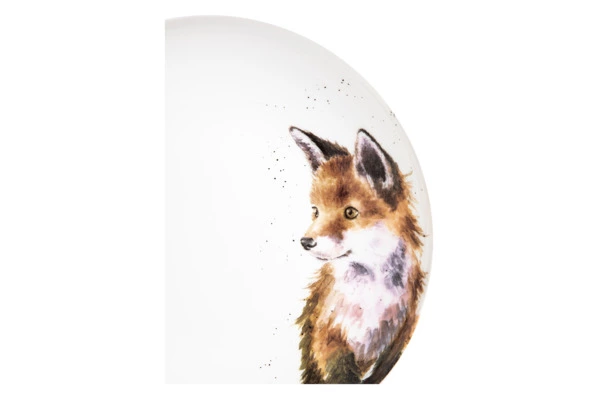 Тарелка для пасты Royal Worcester Забавная фауна Лиса 22 см, фарфор костяной