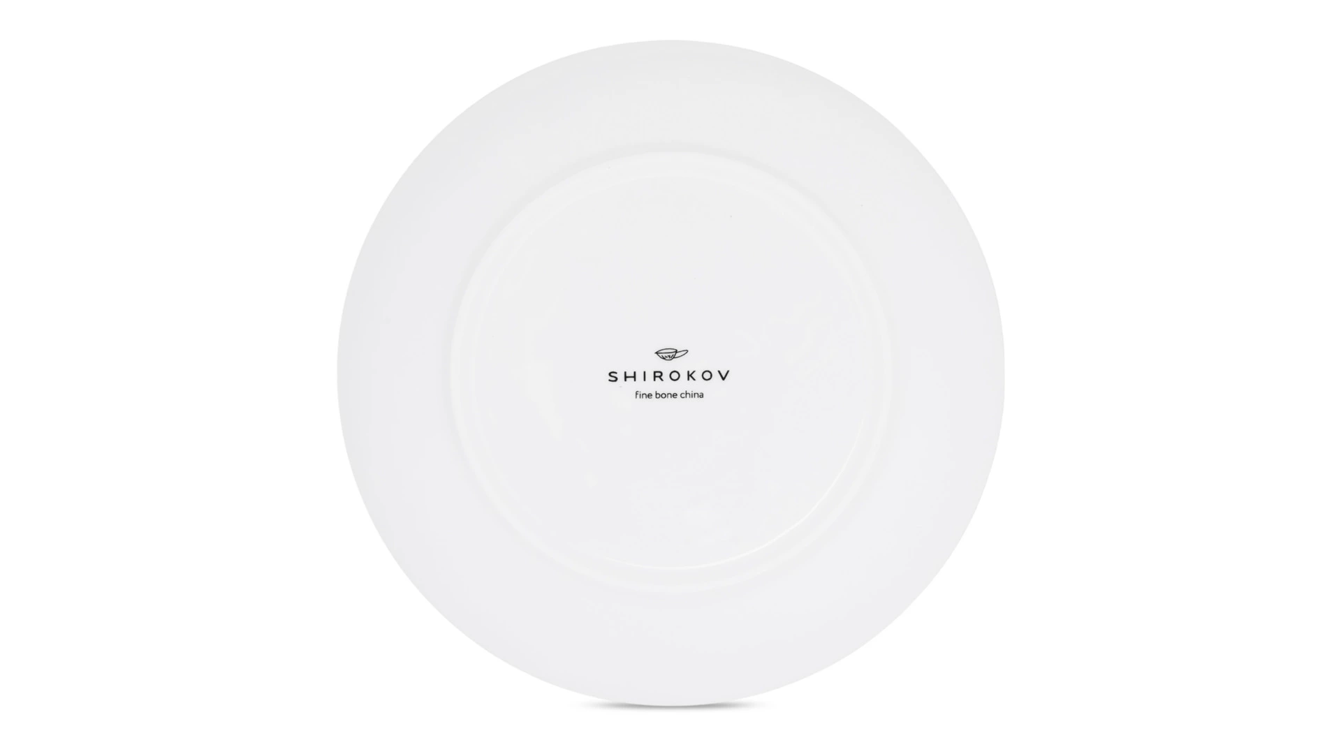 Тарелка десертная Shirokov Скетчбук Пион 20,5 см, фарфор костяной