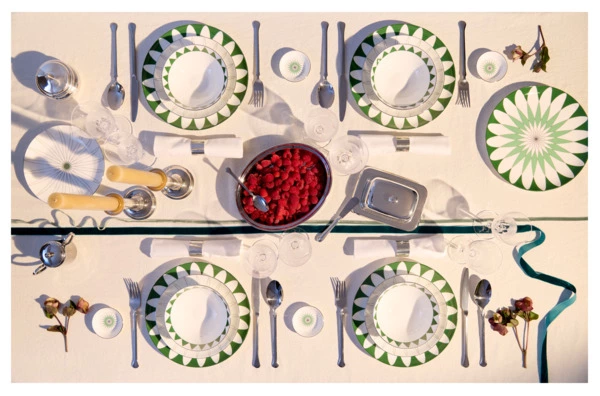 Розетка Shirokov Калейдоскоп 8 см, фарфор костяной