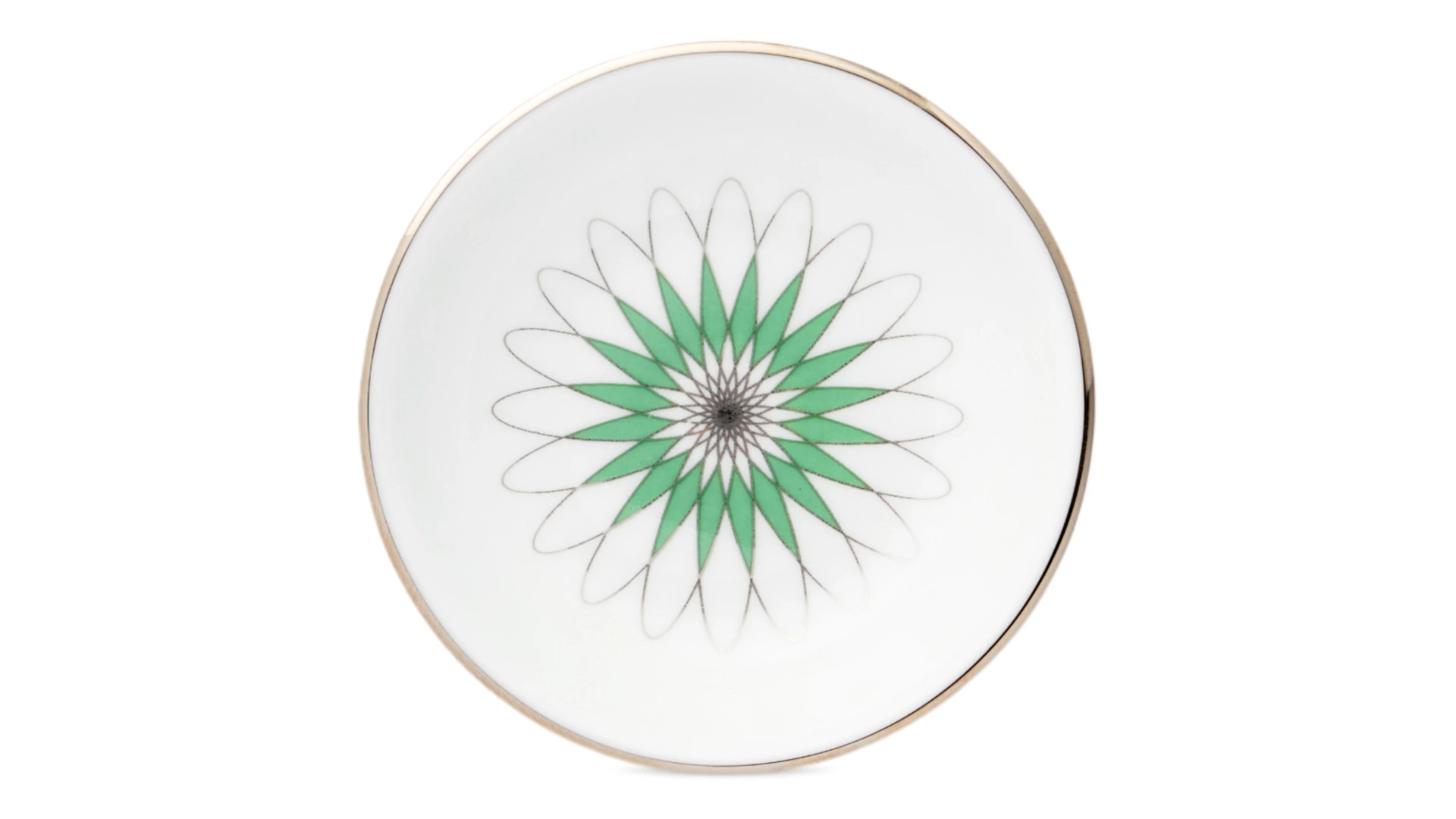 Розетка Shirokov Калейдоскоп 8 см, фарфор костяной