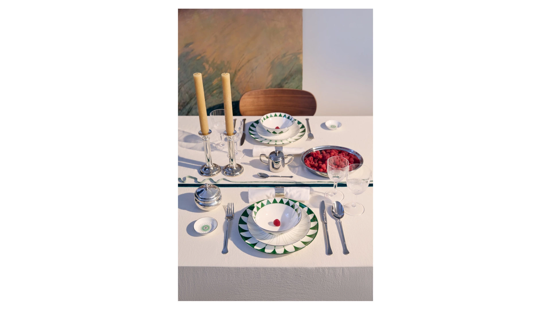 Розетка Shirokov Калейдоскоп 8 см, фарфор костяной