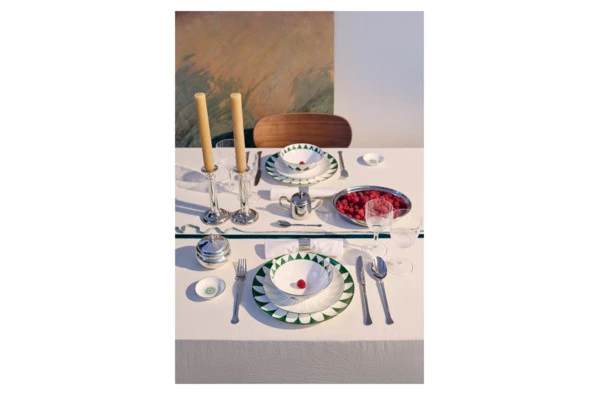 Розетка Shirokov Калейдоскоп 8 см, фарфор костяной